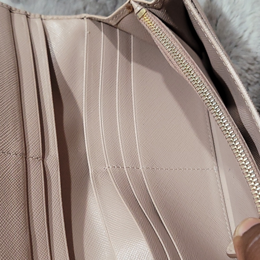 PRADA Saffiano Metal Ribbon Long Wallet beige - Picture 10 of 16